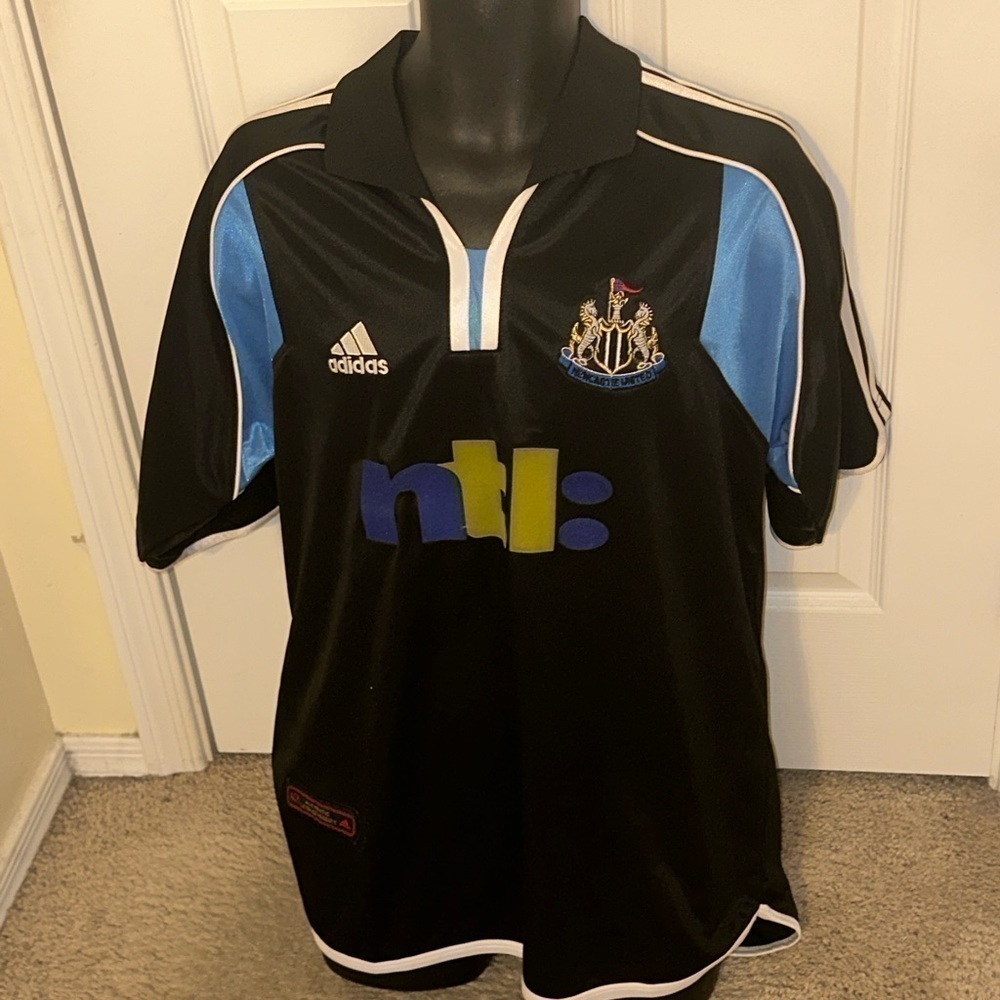 Newcastle United Jersey 2000 2001 Away Size XL retro Adidas authentic - Picture 3 of 6